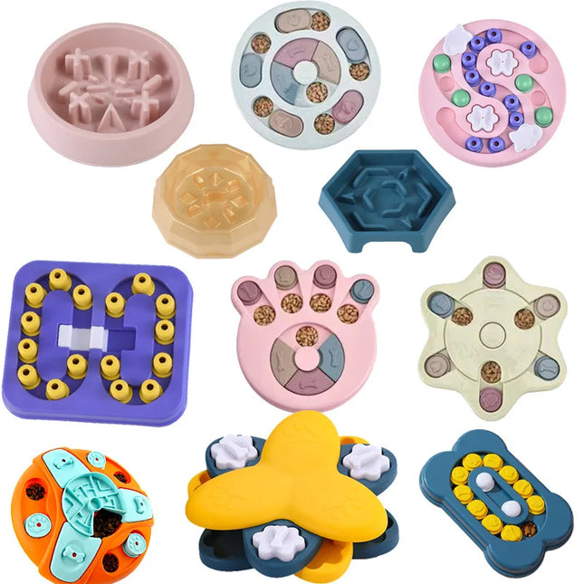 Interactief Voerpuzzel voor Honden | Anti-Schrok Spel met Non-Slip Basis | Stimuleert Intelligentie en Vermindert Verveling
