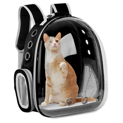 Ruimtecapsule Draagrugzak voor Huisdieren | Transparant met Ventilatie en Comfort voor Katten & Kleine Honden | Beschikbaar in Meerdere Kleuren