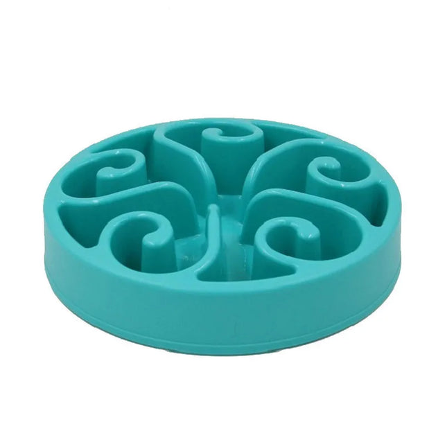 Anti-Schrok Eetkom voor Huisdieren | Langzamer Eten voor Betere Spijsvertering | Geschikt voor Honden en Katten | 380g, 3.7x20.5 cm