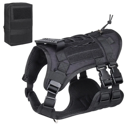 Tactisch Hondentuig voor Middelgrote en Grote Honden | Stevig Nylon | Verstelbaar, Ergonomisch en Comfortabel | Geschikt voor Outdoor, Wandelingen en Training