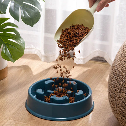 Miska na karmę Maze Bowl | Konstrukcja zapobiegająca połykaniu dla psów i kotów | Materiał bez BPA | Spód antypoślizgowy | Stymulacja umysłowa