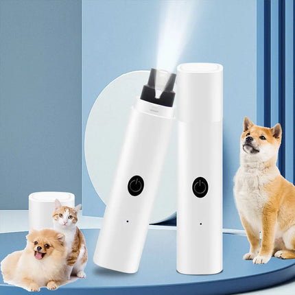 FurTrim Pro | Oplaadbare Elektrische Nagelvijl voor Huisdieren met LED Licht | Pijnloze Nagelverzorging voor Honden en Katten | Stil en Ergonomisch