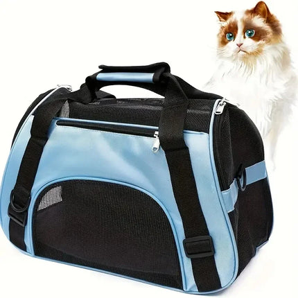 Opvouwbare Reistas voor Katten en Honden | Comfortabel en Veilig | Ademend Mesh & Duurzaam Nylon | Drie Maten Available