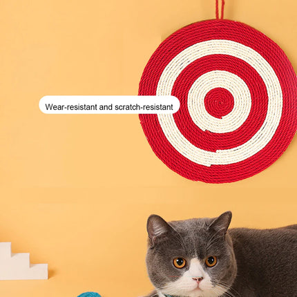 Cactus Style Krabplank Kat | Sisal Krabmat | Duurzaam & Decoratief | Ophangbaar Krabkussen | Meubelbescherming | Afvalvrij Design | Hoogwaardige Kraboplossing | Flexibele Plaatsing | Geen Rommel