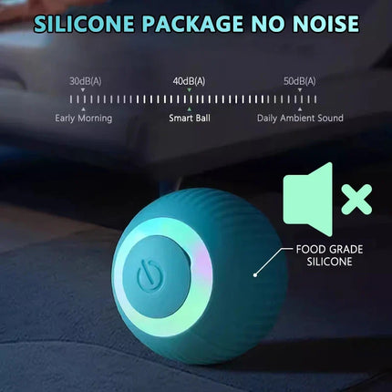 AutoPurr Smart Ball | Interactieve Bal voor Katten met Stille Werking en Intelligent Ontwijkingsmechanisme | Veilig en Duurzaam Speelgoed met Type-C Oplaadfunctie