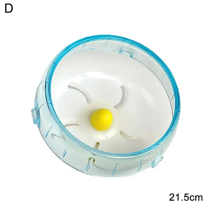 Antislip Stil Hamsterrad | Slijtvast Kunststof Loopwiel | Stil Draaibaar en Waterafstotend | Knaagdier Accessoire | Verstelbaar Hamsterspeelgoed | Geschikt voor Hamsters