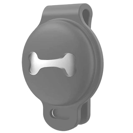 Silikonowy uchwyt na zawieszkę Airtag do obroży dla zwierząt | Wodoodporna i trwała osłona ochronna | Antypoślizgowa, kompatybilna z większością rozmiarów obroży | Dostępna w kolorze czarnym, niebieskim, szarym i różowym