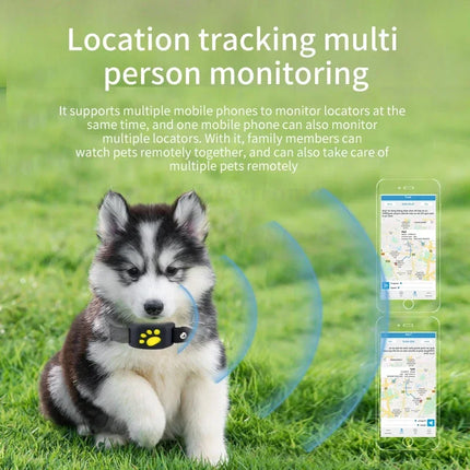GPS Tracker voor Huisdieren | Real-time Locatiebepaling | Geschikt voor Honden en Katten | Vibratiefunctie | Duurzame en Veilige GPS-halsband