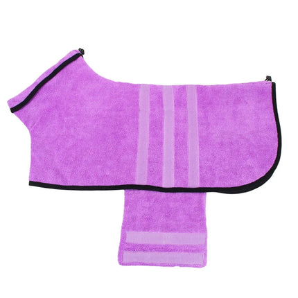 Microvezel Badjas voor Huisdieren | Sneldrogend en Comfortabel | Verstelbare Pasvorm voor Honden en Katten | Maten XS tot 2XL