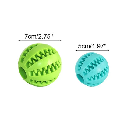 ChewPlay Interactieve Bal voor Honden | Bestand tegen Kauwen | Tandverzorging & Snackverstrekker | Veilig Natuurlijk Rubber
