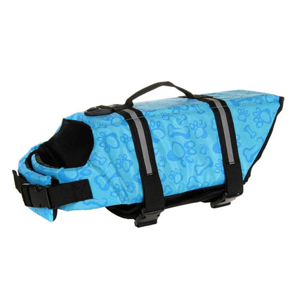 Reflecterend Hondenzwembestendig Veiligheidsvest | Ademend Polyester Mesh | Reflecterende Strepen | Veilige Nylon Pasvorm | Geschikt voor Lente en Zomer | Snelle Bevestiging voor Waterplezier