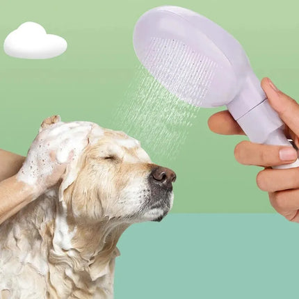 Multifunctionele Douchekop voor Huisdieren | Gemakkelijk Aan Te Sluiten | Flexibele Tuinslang | Ideaal voor Honden, Katten, Buitengebruik | Duurzaam ABS Material