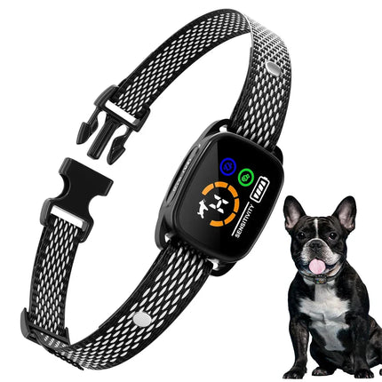 Slimme anti-blafhalsband voor kleine honden | Instelbare gevoeligheid | Comfortabel ontwerp | Oplaadbaar | 20-51 cm halsomtrek