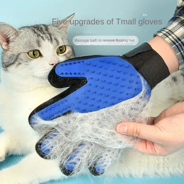 Siliconen Verzorgingshandschoenen voor Honden en Katten | Massage en Haarverwijdering | Ademend en Met Verstelbare Klittenbandsluiting | Beschikbaar in Rood, Groen, Blauw