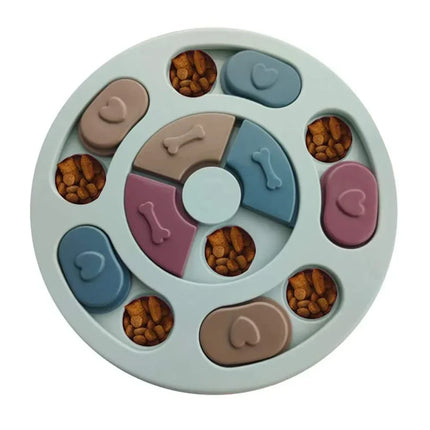 Interactief Voerpuzzel voor Honden | Anti-Schrok Spel met Non-Slip Basis | Stimuleert Intelligentie en Vermindert Verveling