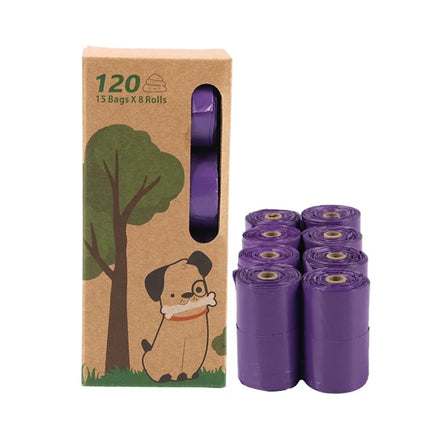 EcoPaws Bio Afvalzakken voor Honden | Milieuvriendelijk & Biodegradeerbaar met Handige Bindhandvatten
