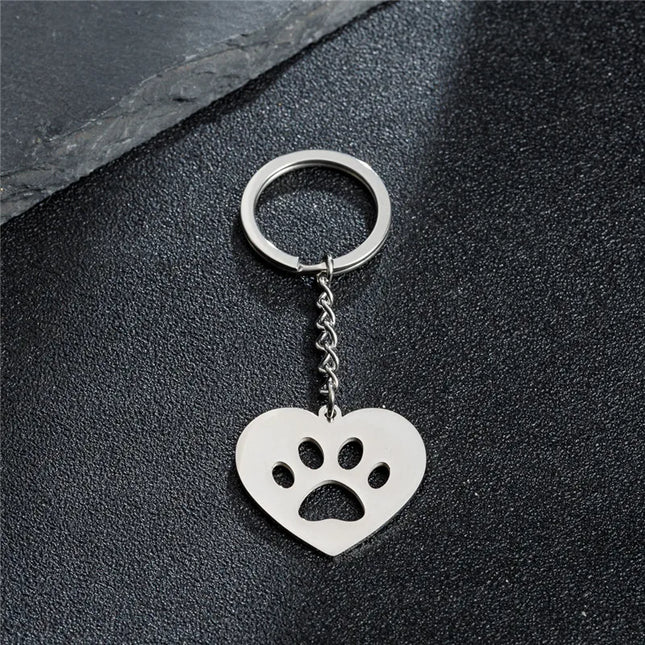 Sleutelhanger met schattige katten | RVS | Creatieve dierenhanger voor dames | Kat accessoire voor autosleutels, tassen & portemonnees | Cartoon stijl | Gift idee