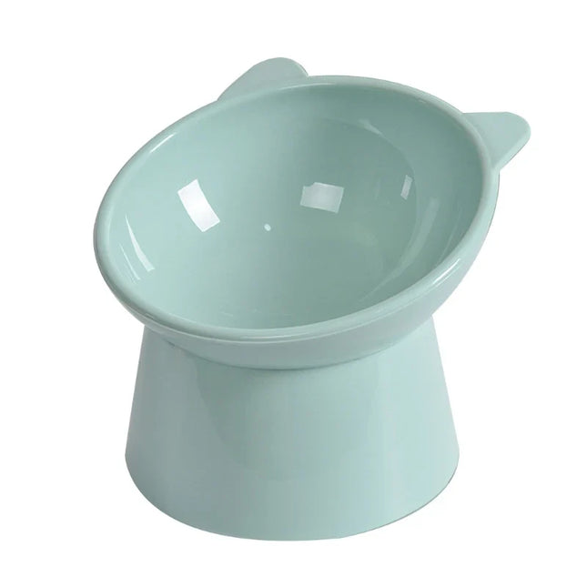 Ergonomische Verhoogde Voerbak voor Honden en Katten | Anti-Knoei 45° Schuine Bak met Stabiele Staander | Beschikbaar in Blauw, Groen, Roze