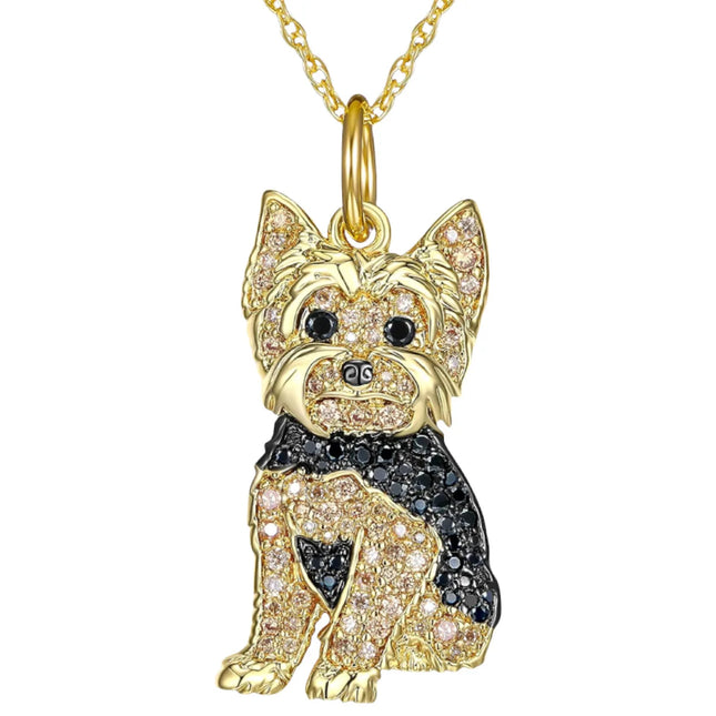Beagle ketting dames | 925 sterling zilver | Schattige honden hanger | Dieren sieraden | Zirconia | Perfect cadeau voor hondenliefhebbers | Herdenkingssieraad