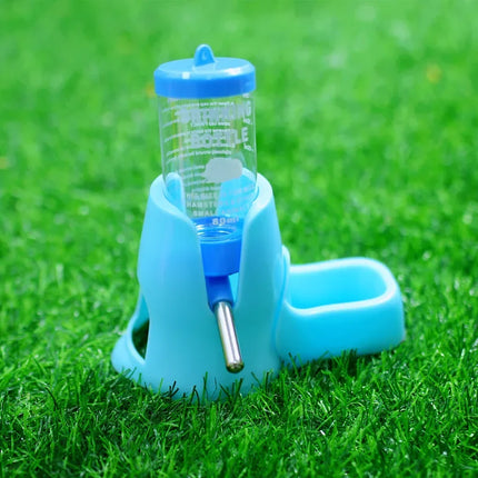 Hamster Waterdispenser | Kleine Dierkooi Accessoires | Automatische Drinkfles PP Materiaal | Lichtgewicht en Lekvrij | Geschikt voor Eekhoorns, Egels, Cavia's | Modern en Transparant Design
