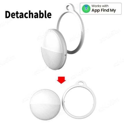 Ziggy Huisdier Tracker | Locatiebepaling via smartphone | Compatibel met Find My & Siri | Veiligheid voor honden & katten | Compact ontwerp