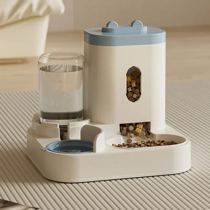 Grote Automatische Voeder- en Drinkbak met Waterfontein voor Huisdieren | Anti-Omkantel Ontwerp | Ideaal voor Katten en Honden