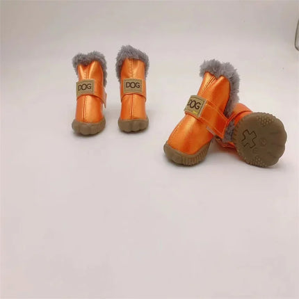 WarmPaws | Gevoerde Winter Schoentjes voor Honden | Bescherming Tegen Kou en Vocht