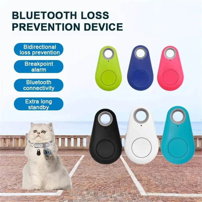 Mini GPS Tracker met Anti-verlies Alarm | Geschikt voor Huisdieren, Sleutels en Kinderen | Compatibel met iOS en Android | Draadloos en Energiezuinig