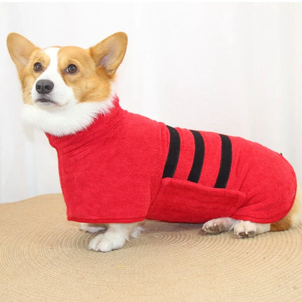 Microvezel Badjas voor Huisdieren | Sneldrogend en Comfortabel | Verstelbare Pasvorm voor Honden en Katten | Maten XS tot 2XL