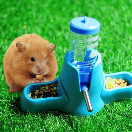 Hamster Waterdispenser | Kleine Dierkooi Accessoires | Automatische Drinkfles PP Materiaal | Lichtgewicht en Lekvrij | Geschikt voor Eekhoorns, Egels, Cavia's | Modern en Transparant Design