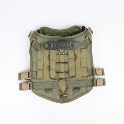 Tactisch Hondentuig voor Middelgrote en Grote Honden | Stevig Nylon | Verstelbaar, Ergonomisch en Comfortabel | Geschikt voor Outdoor, Wandelingen en Training