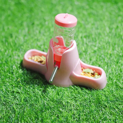 Hamster Waterdispenser | Kleine Dierkooi Accessoires | Automatische Drinkfles PP Materiaal | Lichtgewicht en Lekvrij | Geschikt voor Eekhoorns, Egels, Cavia's | Modern en Transparant Design