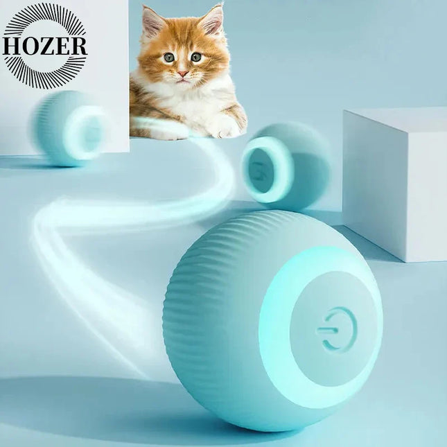 AutoPurr Smart Ball | Interactieve Bal voor Katten met Stille Werking en Intelligent Ontwijkingsmechanisme | Veilig en Duurzaam Speelgoed met Type-C Oplaadfunctie