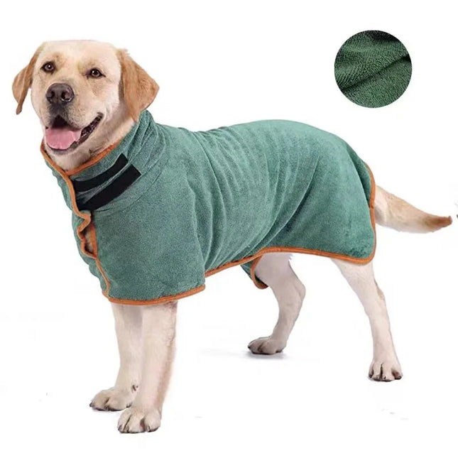 Binky hondenhanddoek | Super absorberende microvezel drooghanddoek voor honden | Snel drogen na bad of wandeling | Comfortabel en makkelijk aan te trekken | Wasbaar