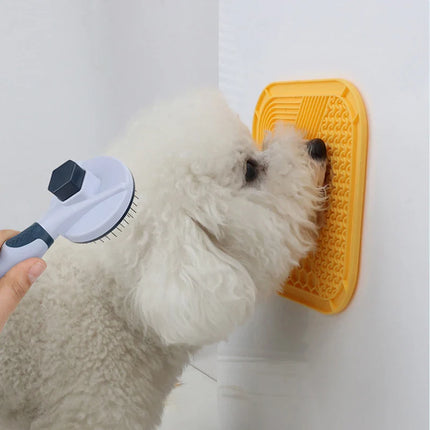 LickMaster – Premium Siliconen Anti-Schrok Voermat | Kalmeert en Bevordert Gezonde Eetgewoontes bij Honden en Katten | Met Zuignappen