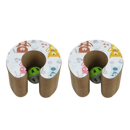 Magic Organ Krabplank Voor Katten | Interactief Speelgoed | Krab Mat | Kat Krabber | Katten Accessoires | Duurzaam Papieren Materiaal | Speciaal Ontwerp | Katten Speelgoed | Geen Gevaarlijke Stoffen