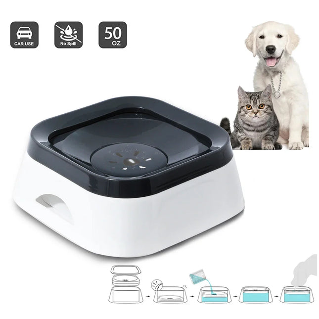 SlurpStop voor honden | Anti-drup en antislip voerbak | Ideaal voor enthousiaste drinkers | Geschikt voor alle formaten honden