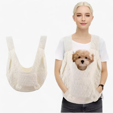 Draagbare reiszak voor huisdieren | Waterdicht polyester | Ademend en stevig materiaal | Verstelbare schouderriemen | Geschikt voor honden en katten | 45x45x17 cm | Unisex ontwerp