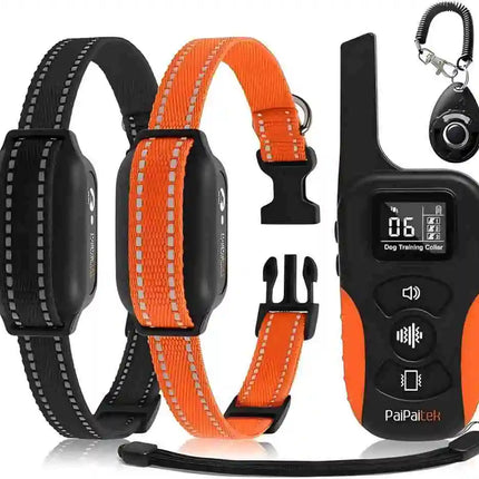 Obroża antyszczekowa BarkShield | Dźwięk i wibracje | Akumulatorowa i wodoodporna | Redukuje szczekanie | Dla wszystkich psów | Zasięg 975 m | Przyjazna dla zwierząt domowych obroża antyszczekowa | Regulowane dopasowanie | Odporna na wstrząsy