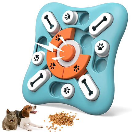 Interactief Puzzelspeelgoed voor Honden | IQ-Training met Snackbeloning | Stimuleert Mentale Scherpte en Voorkomt Verveling | Geschikt voor Alle Hondenmaten