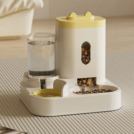 Grote Automatische Voeder- en Drinkbak met Waterfontein voor Huisdieren | Anti-Omkantel Ontwerp | Ideaal voor Katten en Honden