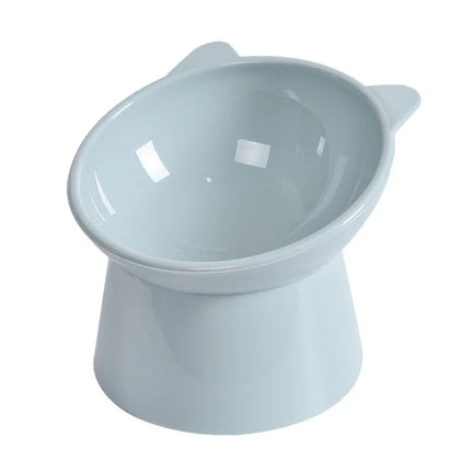 Ergonomische Verhoogde Voerbak voor Honden en Katten | Anti-Knoei 45° Schuine Bak met Stabiele Staander | Beschikbaar in Blauw, Groen, Roze