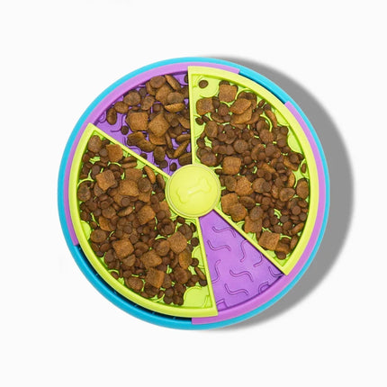 PupIQ Interactieve Voederdispenser | Traint Cognitieve Vaardigheden & Vertraagt Eettempo | Geschikt voor Honden en Katten | Antislip Onderkant