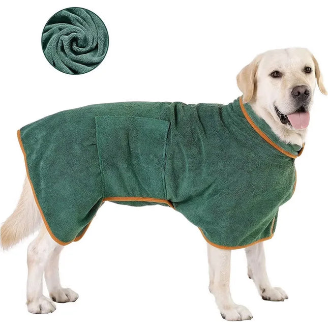 Hondendouchemantel | Sneldrogend | Ademend | Absorberend | All-Season | Vachtreiniging | Huisdierverzorging