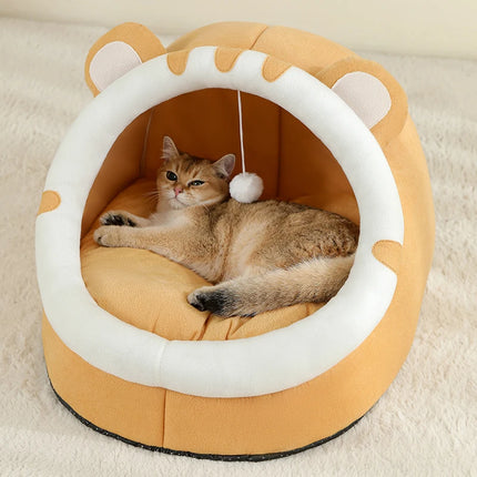 Kattenmand Warm | Huisdierbed Cave | Honden Nest | Katoenen Slaaphuisje | Comfortabel Dierenverblijf | Kleine Dierenmand | Zachte Kattenmand | Huisdierproducten | NoEnName_Null China