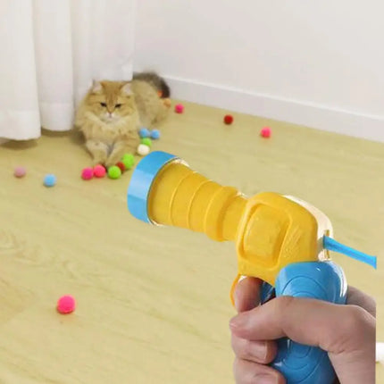 Interactief Katten Speelgoed | Stil Bal Lanceerapparaat | Pluche Ballen | Creatieve Huisdier Spelletjes | Zonder Geluid | Actief Huisdier | Kattenballen | China | Huisdierveilig | Stimulerend Spel | Zonder Chemie