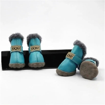 WarmPaws | Gevoerde Winter Schoentjes voor Honden | Bescherming Tegen Kou en Vocht