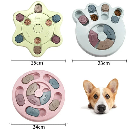 Interactief Voerpuzzel voor Honden | Anti-Schrok Spel met Non-Slip Basis | Stimuleert Intelligentie en Vermindert Verveling