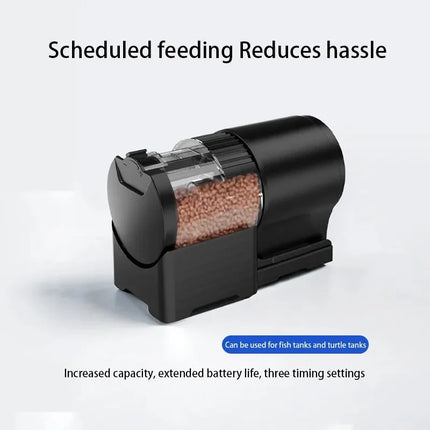Comedero automático para acuarios | Sistema de alimentación inteligente | Peces y tortugas | Comedero temporizado