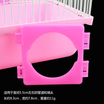 MOONBIFFY | 8-delige Hamsterspeeltunnel Set | Transparant | Knaagdier Speelomgeving | Kleine Huisdieren | DIY Bouwset | Kunststof | Pet Knaagdier Accessoire | Dierenplezier | Kleur Zoals Getoond
